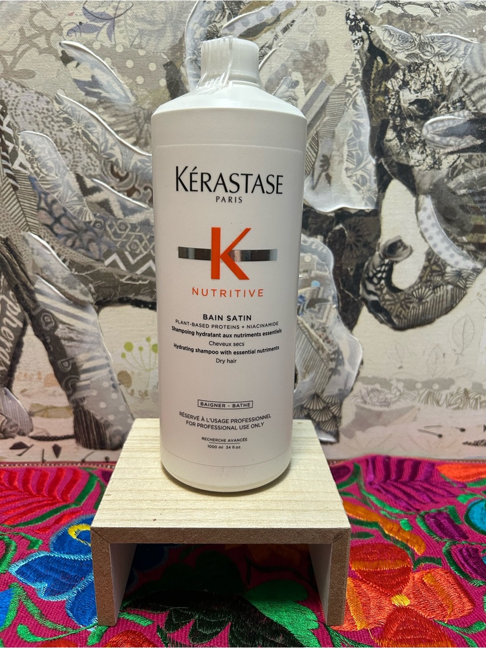 Kerastase Nutritive Bain Satin Shampoo - White & Orange